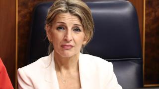 Yolanda Díaz en el Congreso de los Diputados.