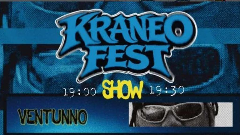 Cartel del festival de música urbana Kraneo Fest