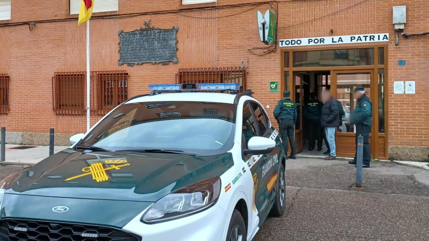 Imagen de archivo del puesto de mando de la Guardia Civil de Benavente (Zamora)