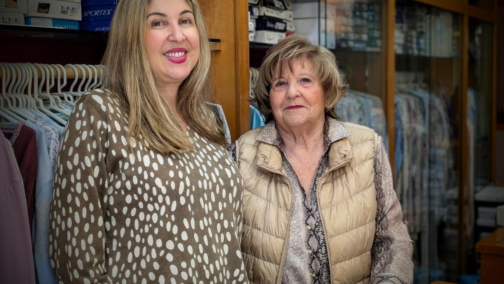 Madre e hija, rostros del negocio.