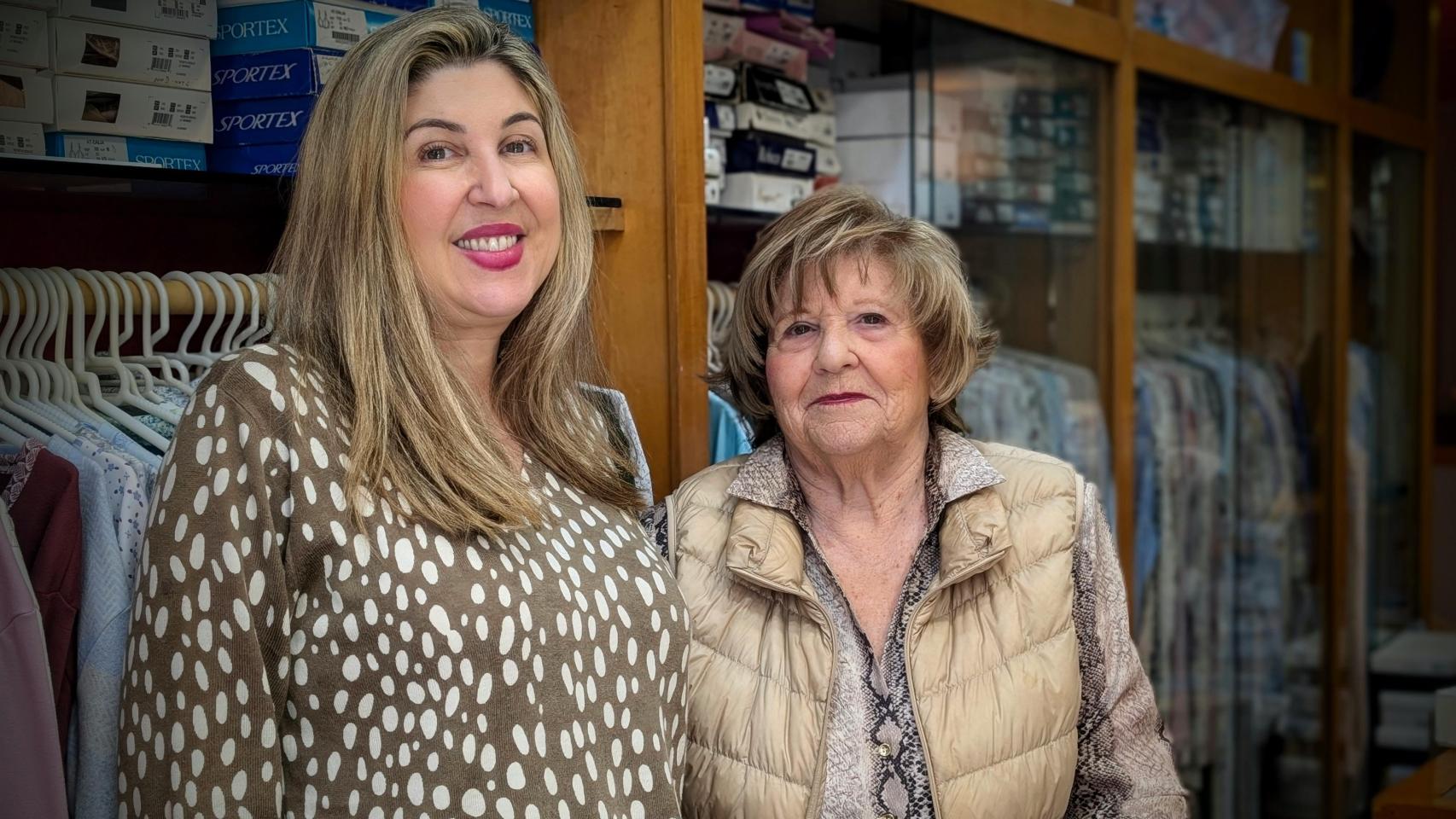 Madre e hija, rostros del negocio.
