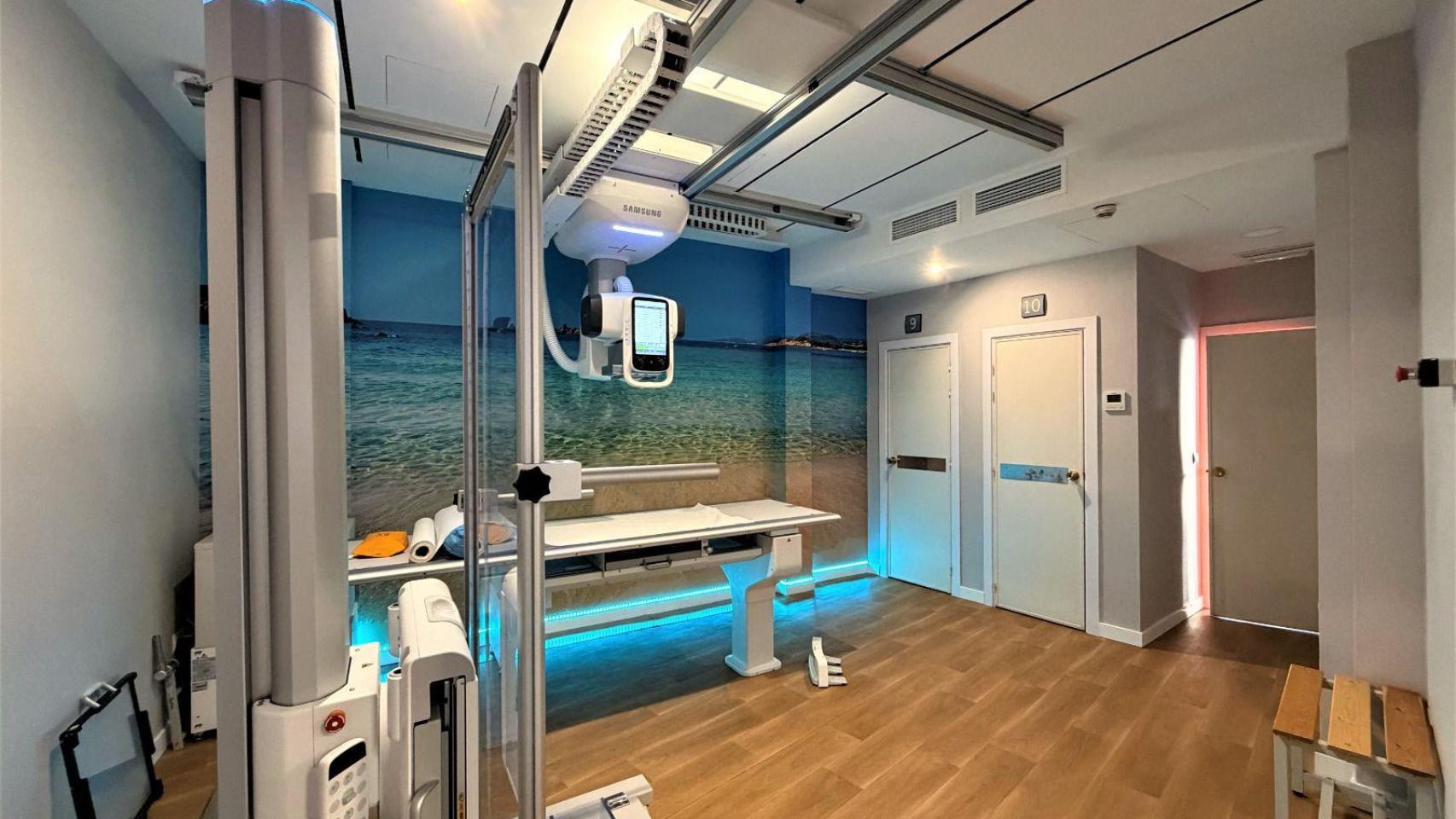 La nueva sala de radiología digital del Clínico.