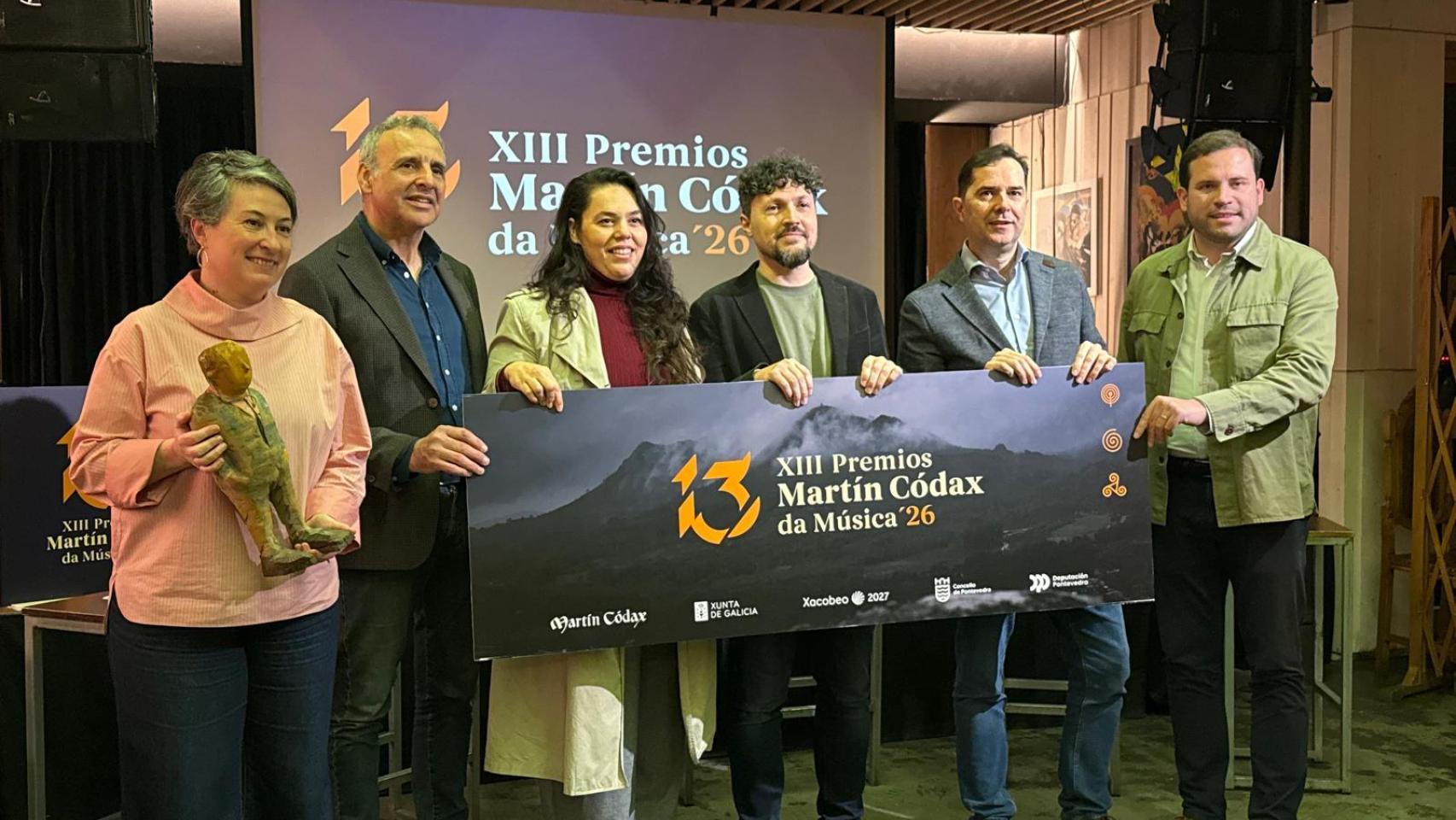 Los Premios Martín Códax da Música reconocerán la creación musical gallega el 27 de mayo en Pontevedra