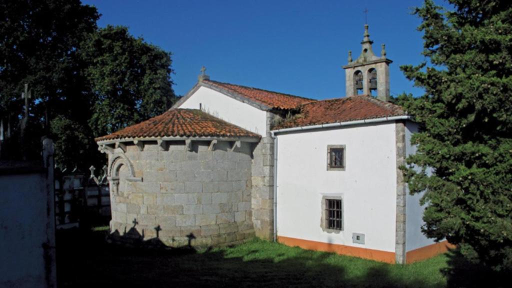Iglesia de Santa María de Sendelle, en Boimorto