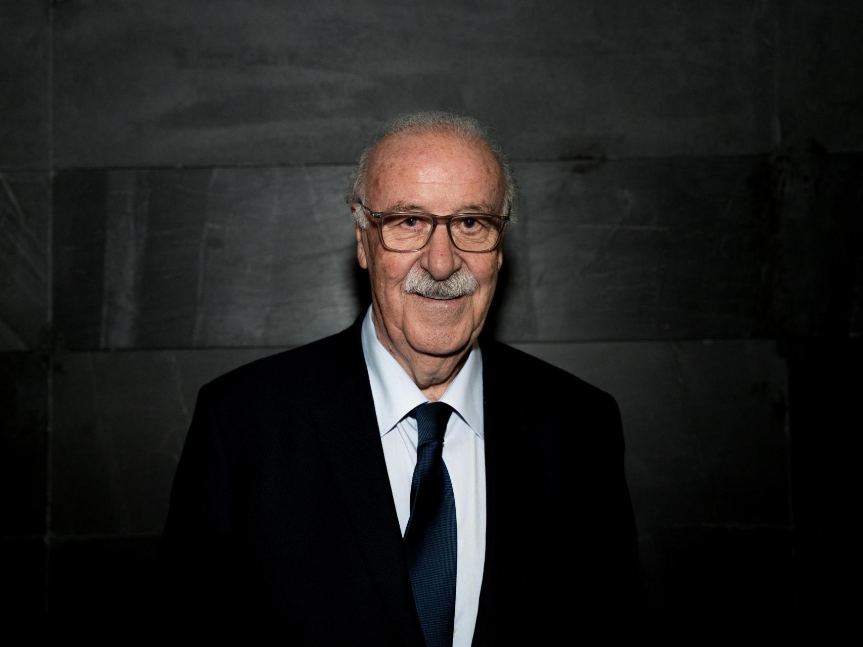 Vicente del Bosque, captado por la cámara de EL ESPAÑOL