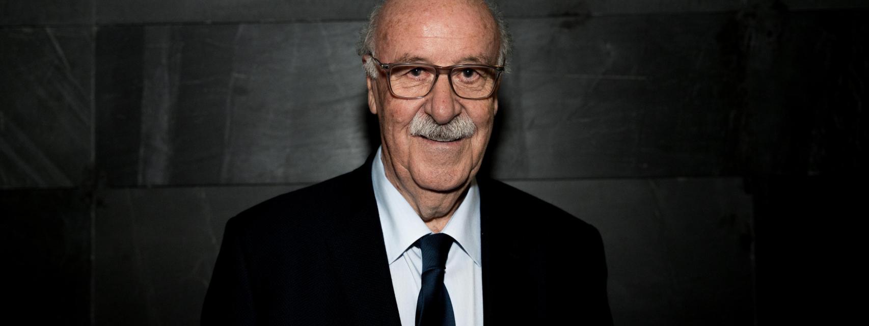 Vicente del Bosque, captado por la cámara de EL ESPAÑOL