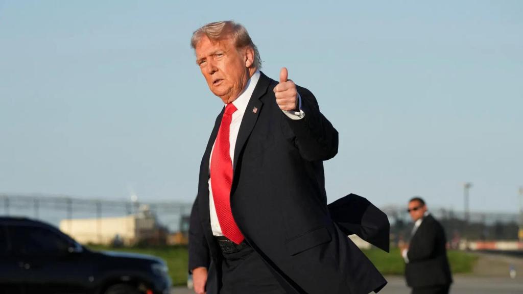 Donald Trump, president of the United States, during an archive image.