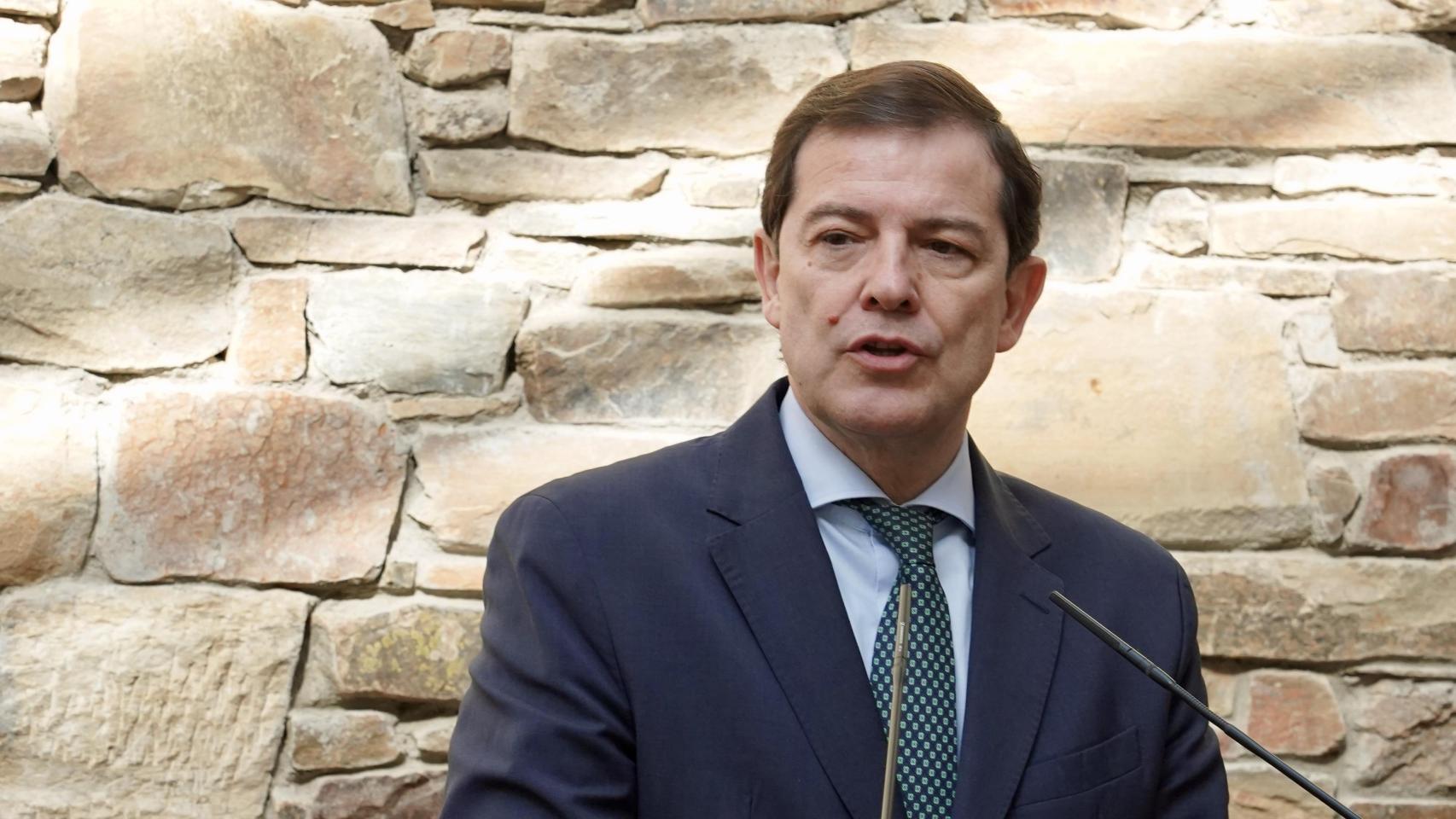 El presidente de la Junta en funciones, Alfonso Fernández Mañueco, en una imagen de archivo