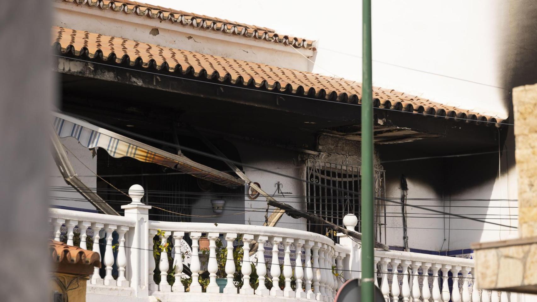 Así quedó la vivienda de la pareja octogenaria.