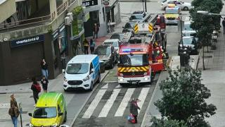 Un incendio en una freidora moviliza a los Bomberos de A Coruña