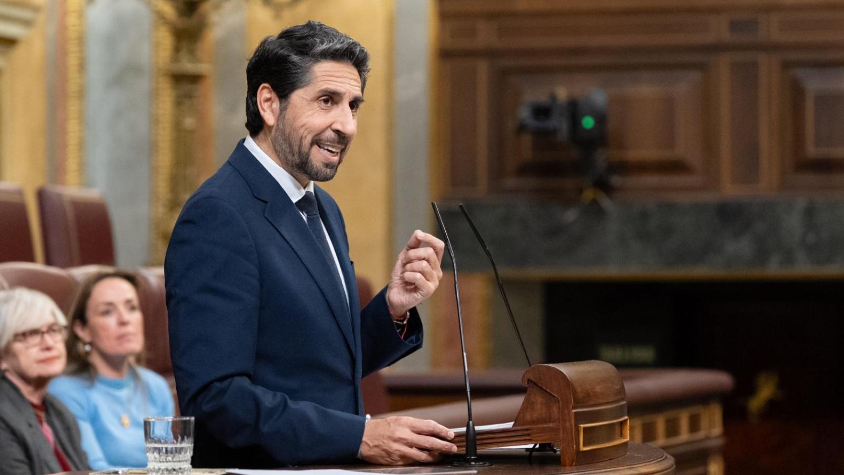 El diputado por Zamora, Óscar Ramajo durante su intervención.