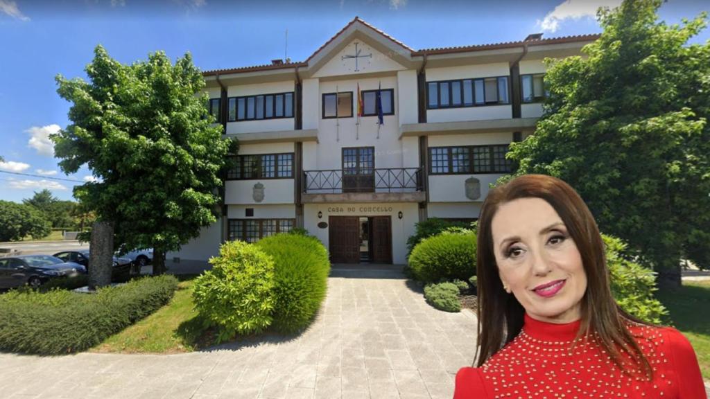 Casa do Concello de Boimorto (A Coruña), municipio al que pertenece al aldea en la que nació la gallega Luz Casal