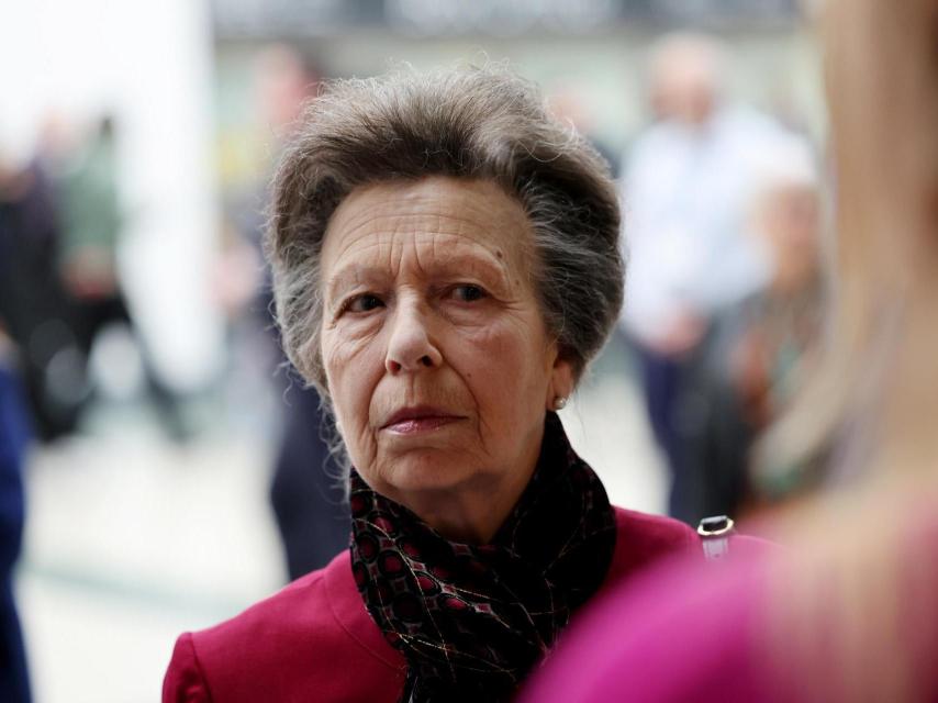 La princesa Ana, en un evento el pasado miércoles 25 de febrero en Glasgow.