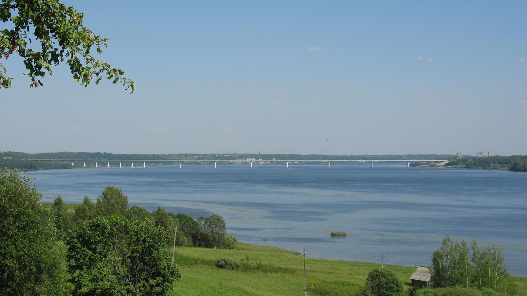 Imagen del río Volga, en Rusia.