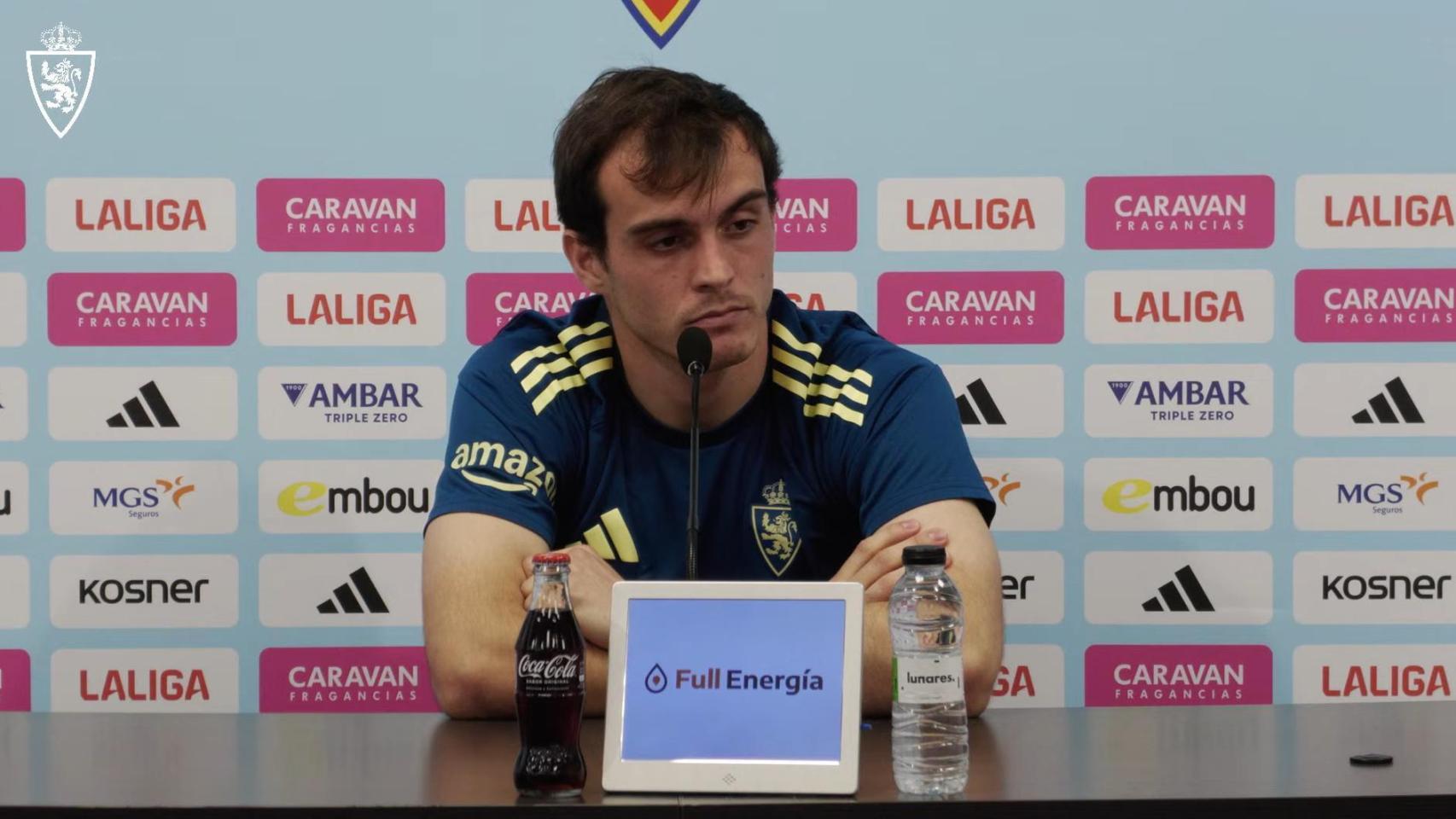 Francho Serrano en rueda de prensa.