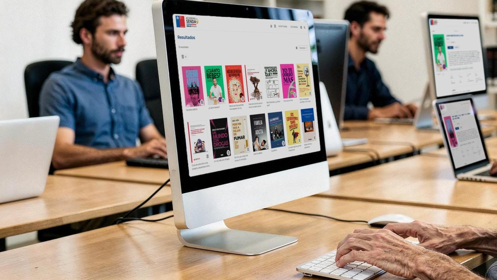 La Biblioteca Digital Bibliodrogas del Gobierno de Chile ha sido un desarrollo de la compañía española.