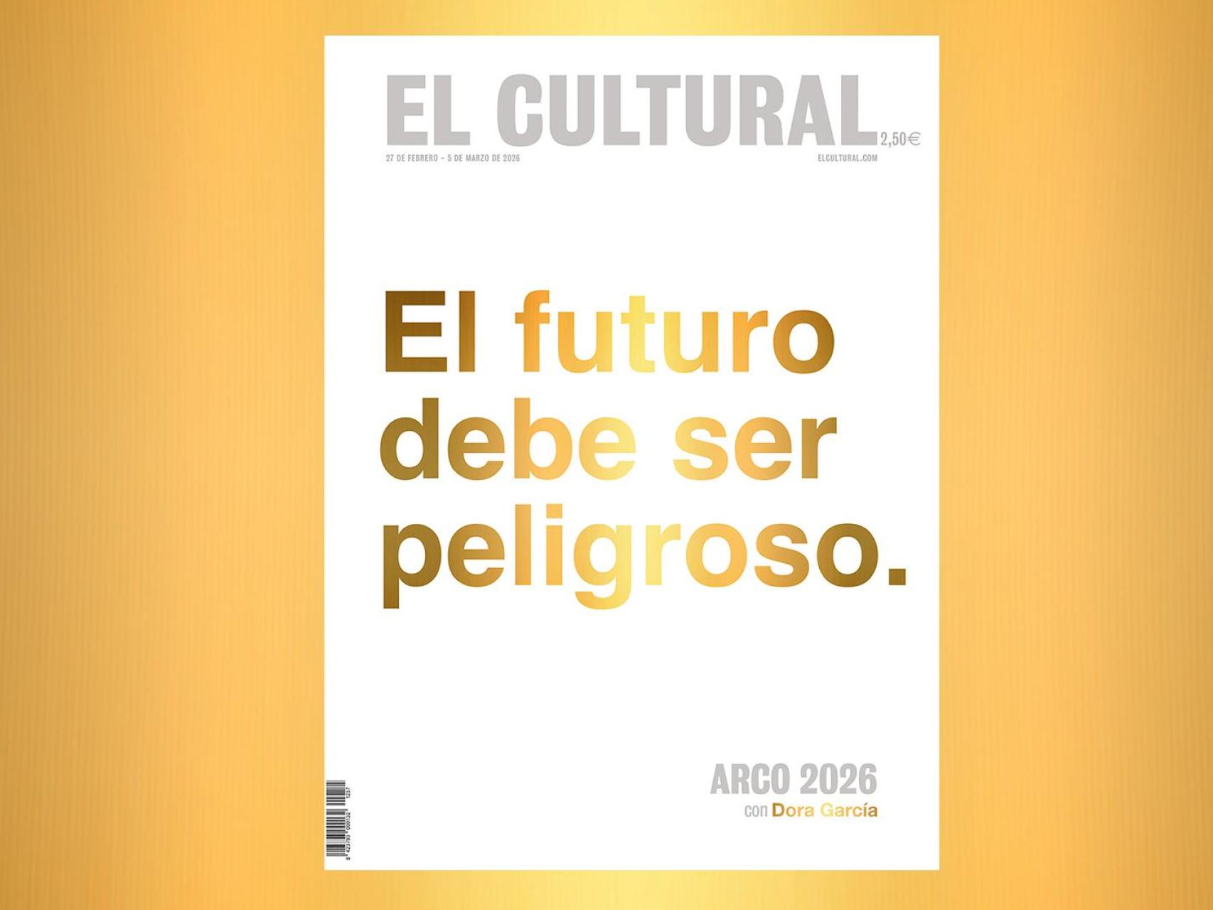 Dora García: 'El futuro debe ser peligroso'. Serie 'Frases de oro'. Colección FRAC Bourgogne, 2002.
