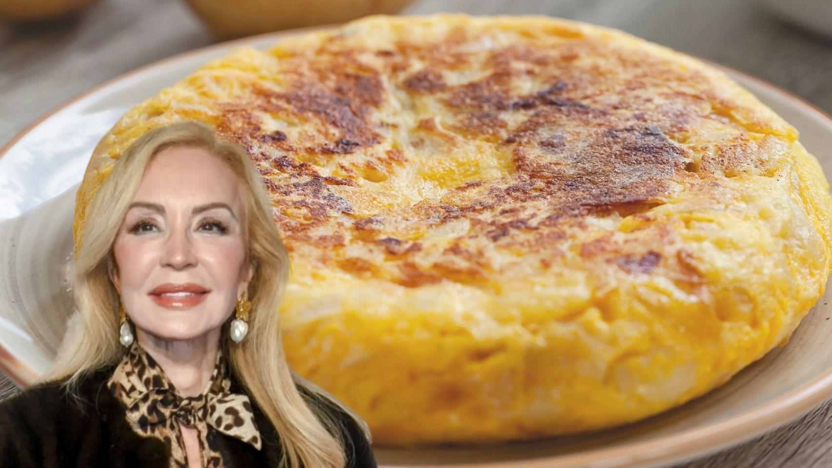 Carmen Lomana, sobre su receta de tortilla de patatas