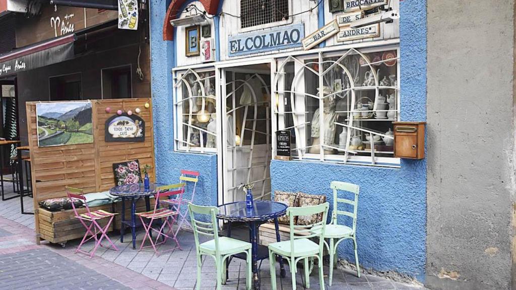 Imagen del exterior del bar El Colmao de San Andrés.