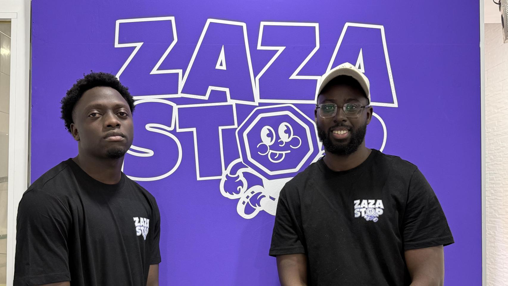 Dos socios de ZazaStop.