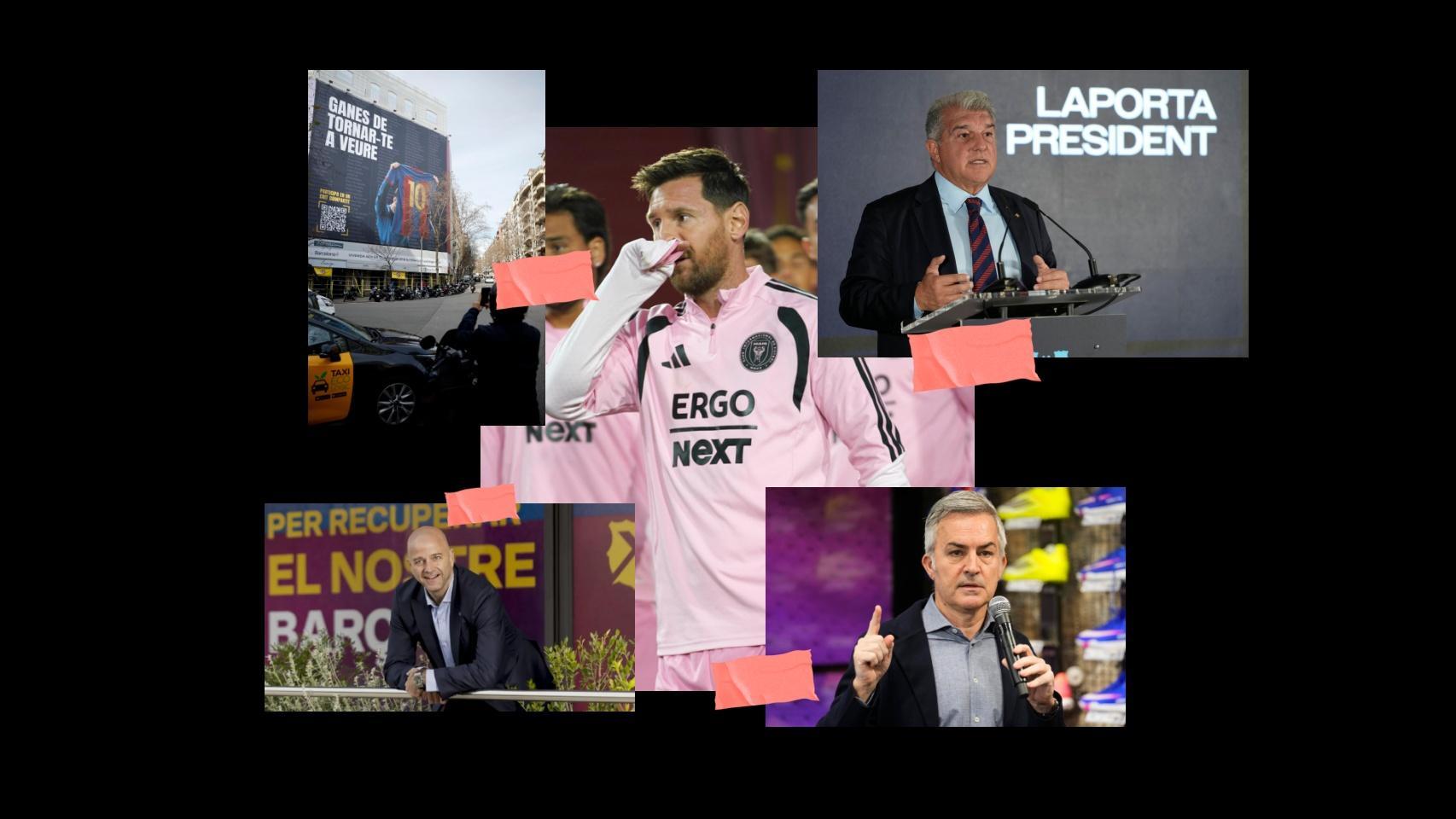 Messi, 5 años lejos del Barça y en medio de la batalla electoral