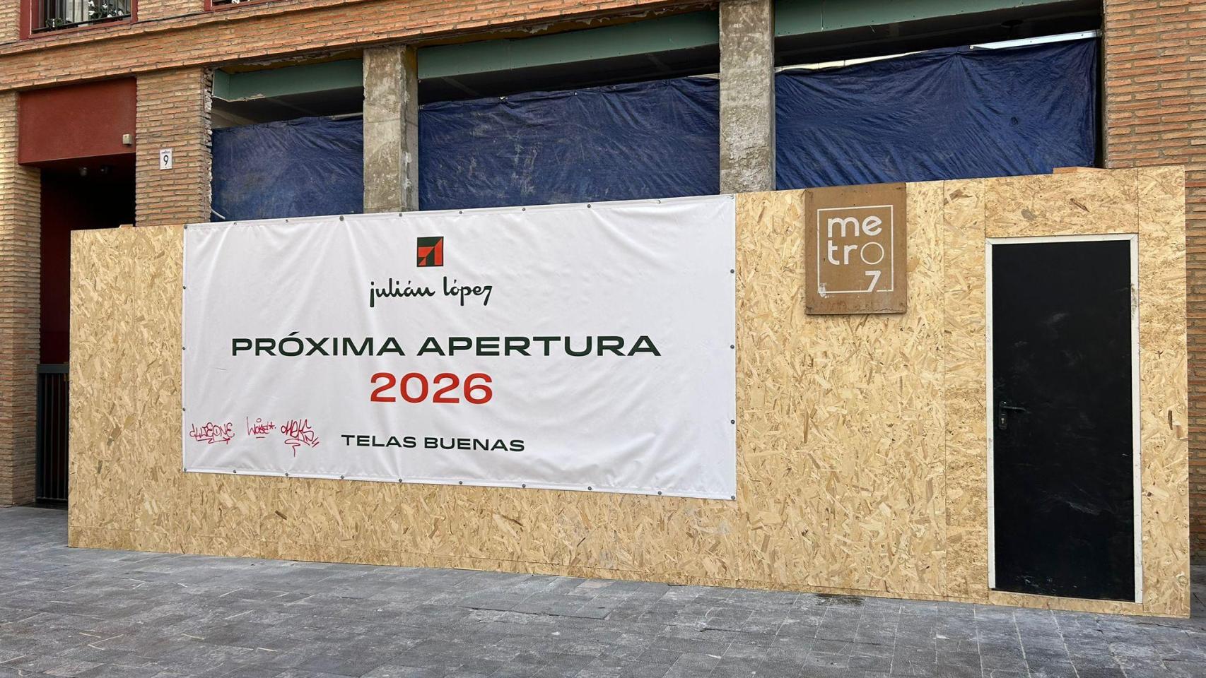 El nuevo local de Julián López, en la calle Candilejas de Zaragoza.
