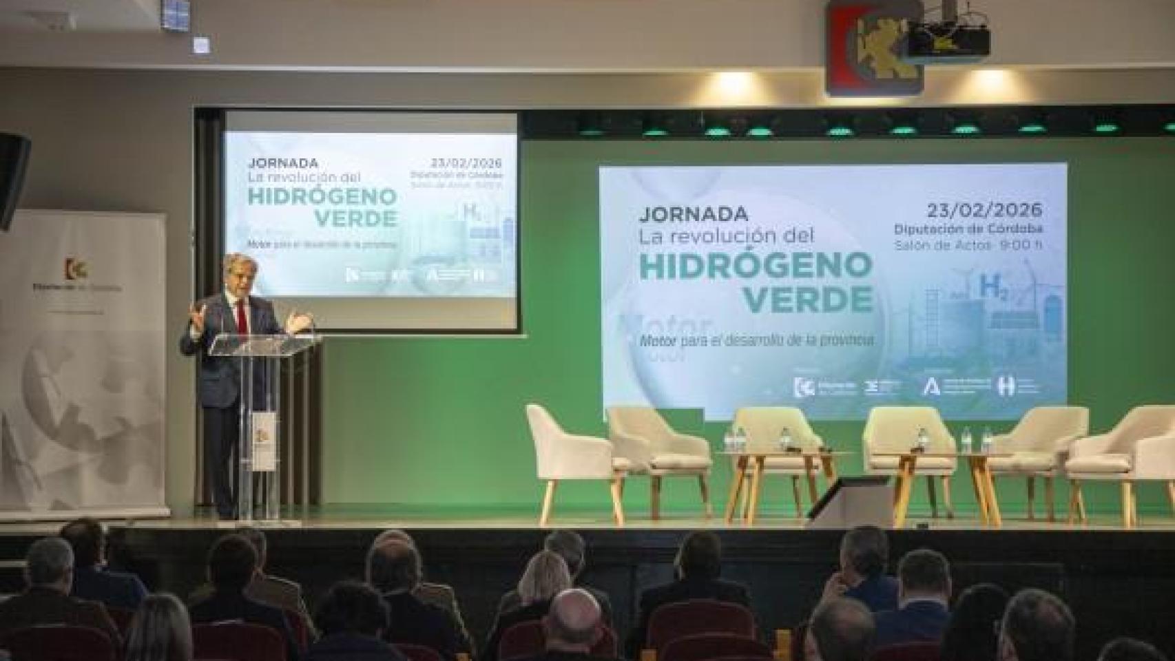 Acto inaugural del evento sobre hidrógeno verde en Córdoba.