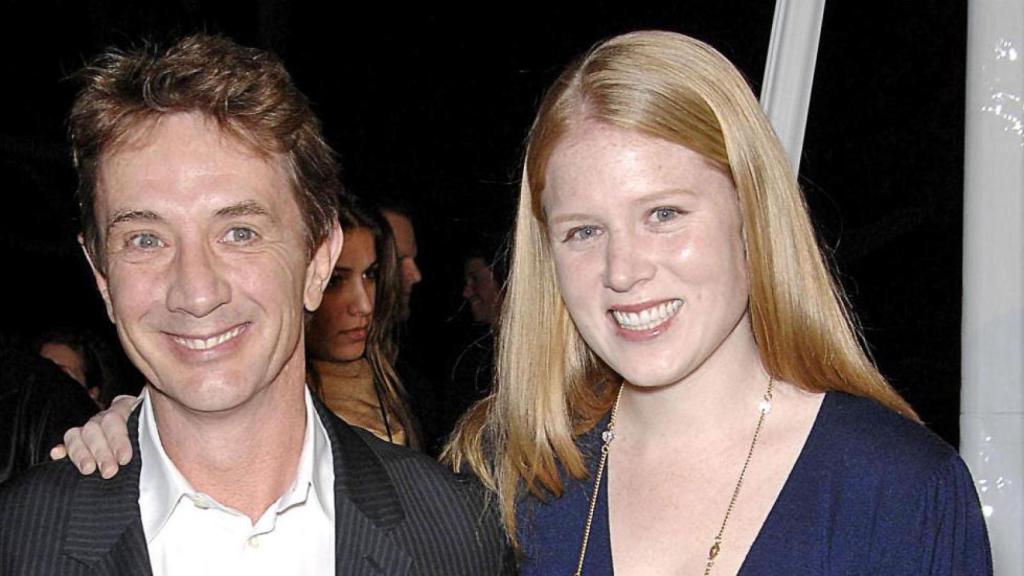 Martin Short y su hija Katherine en una imagen de 2008.