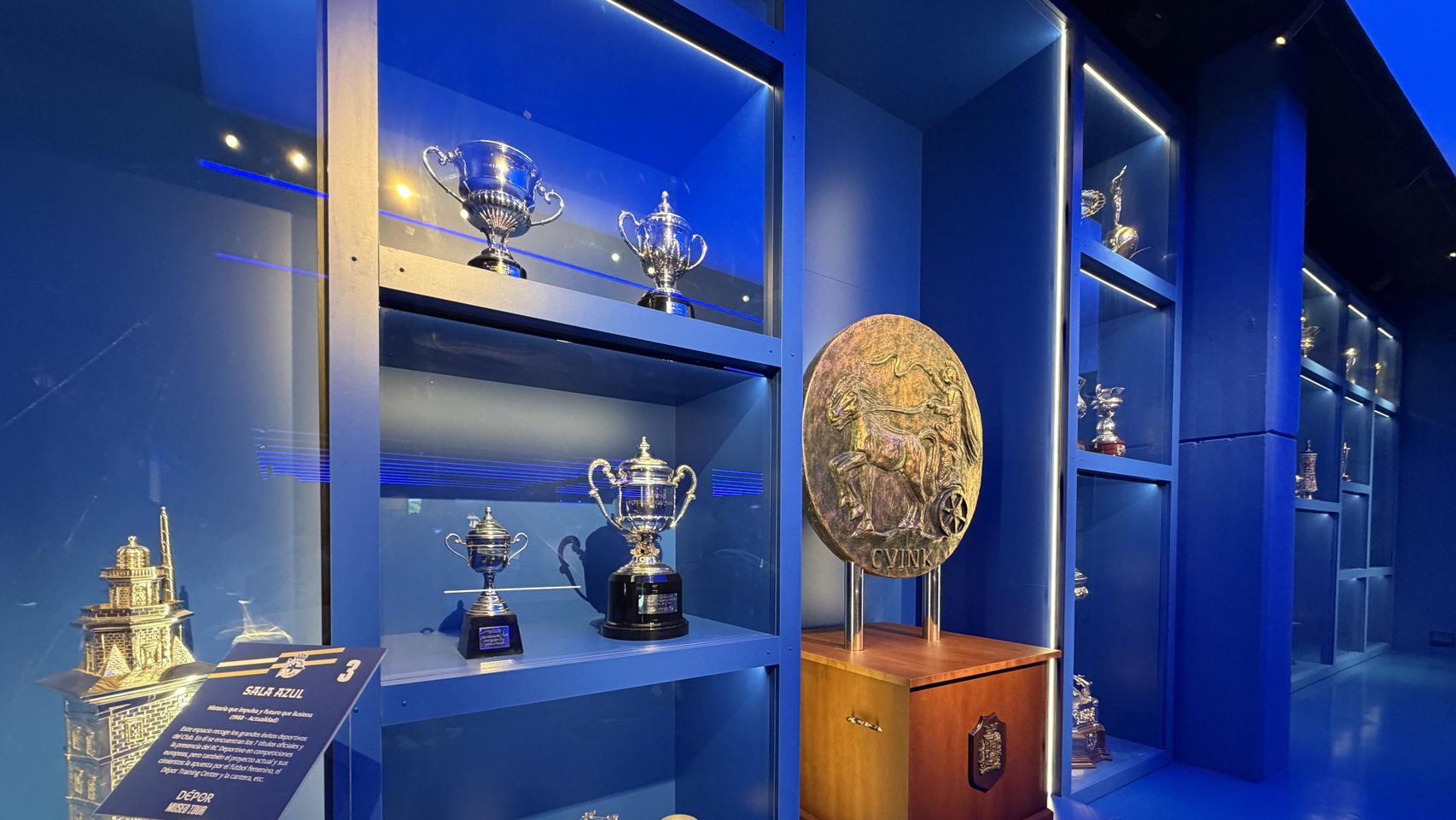 Un recorrido por el museo del Dépor en A Coruña