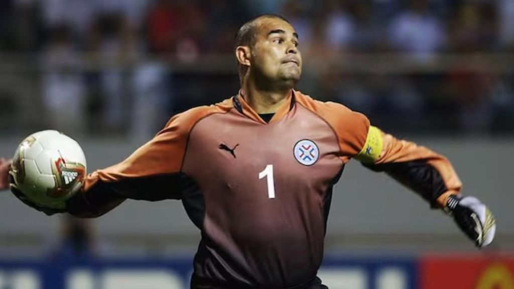 José Luis Chilavert, en su etapa como futbolista