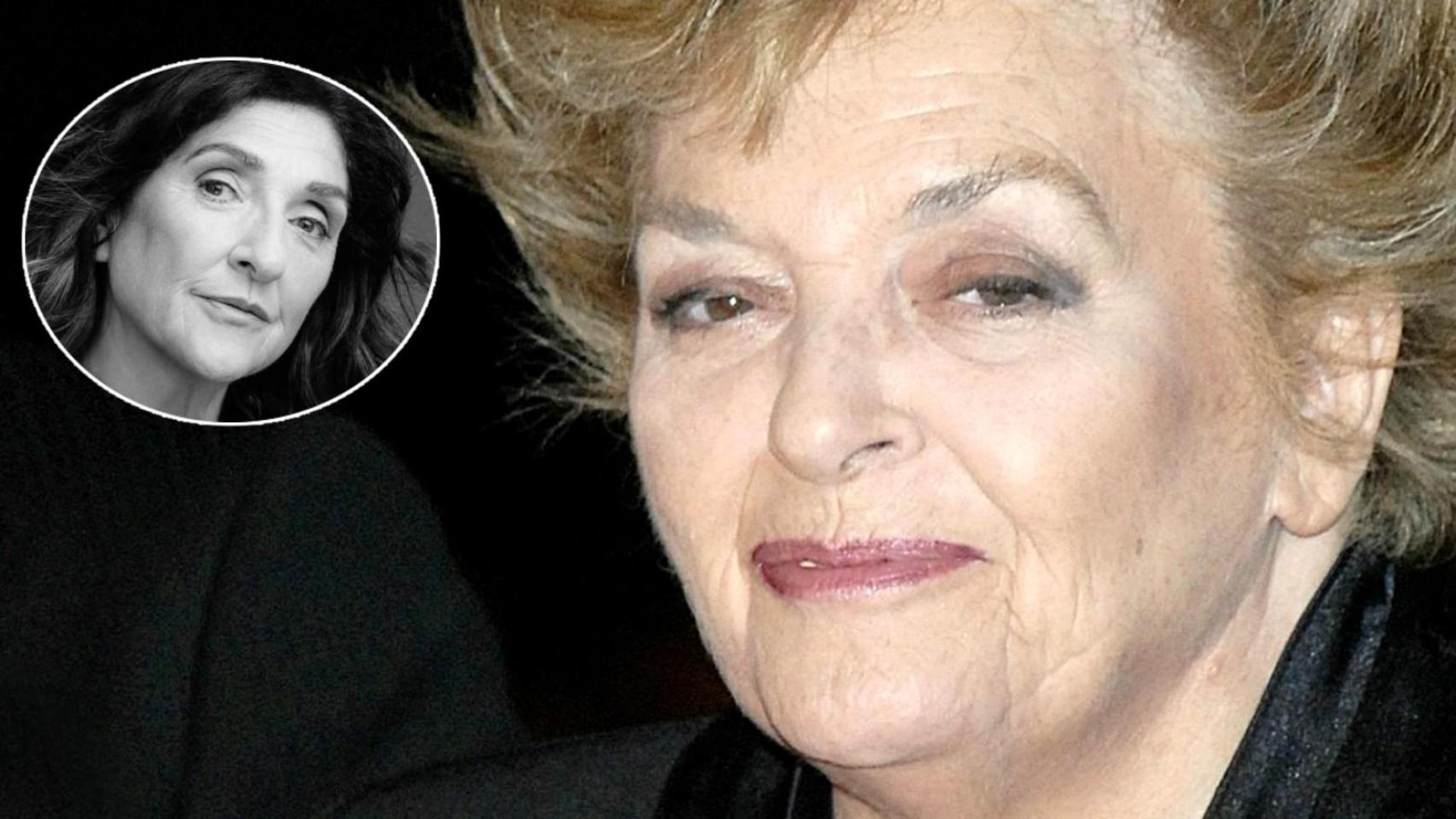 Paloma Porcel junto a su madre, Marisa Porcel, en un fotomontaje de EL ESPAÑOL.