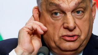 Hungarian Prime Minister Viktor Orbán holds an international press conference in Budapest, Hungary.
