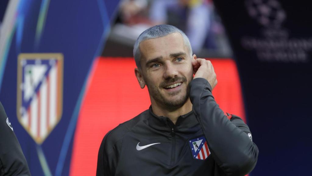 Antoine Griezmann, durante un partido de Champions League con el Atlético de Madrid