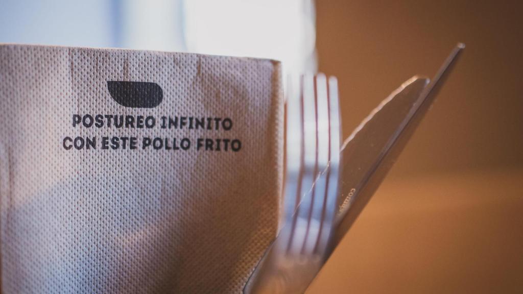 Servilleta de Roost Chiken.