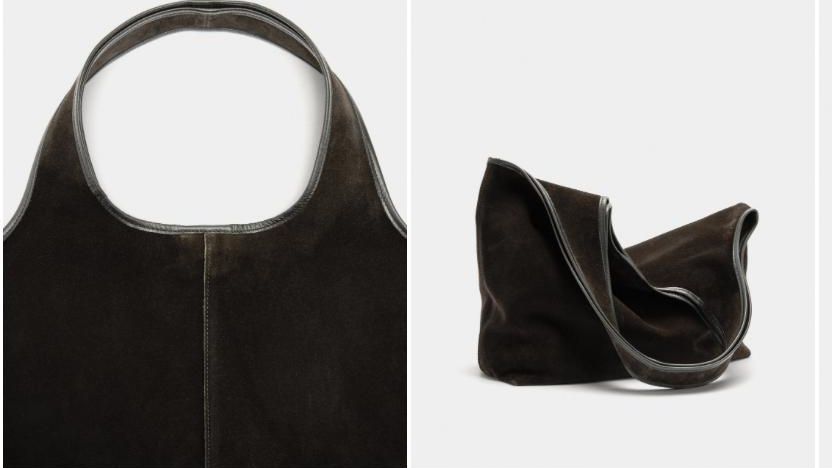 Bolso de hombro de piel. Ref. 246564_BNL