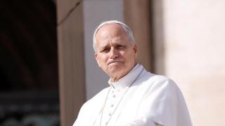 Pope Leo XIV last week during an audience in St. Peter's Square.