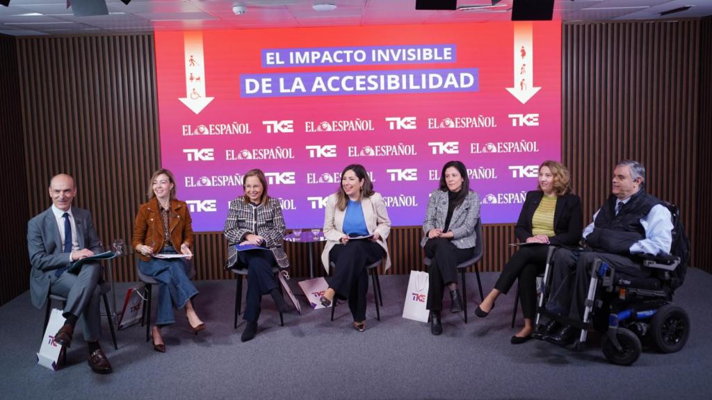 Mesa redonda 'El impacto de la accesibilidad' realidad por EL ESPAÑOL y TK Elevator.