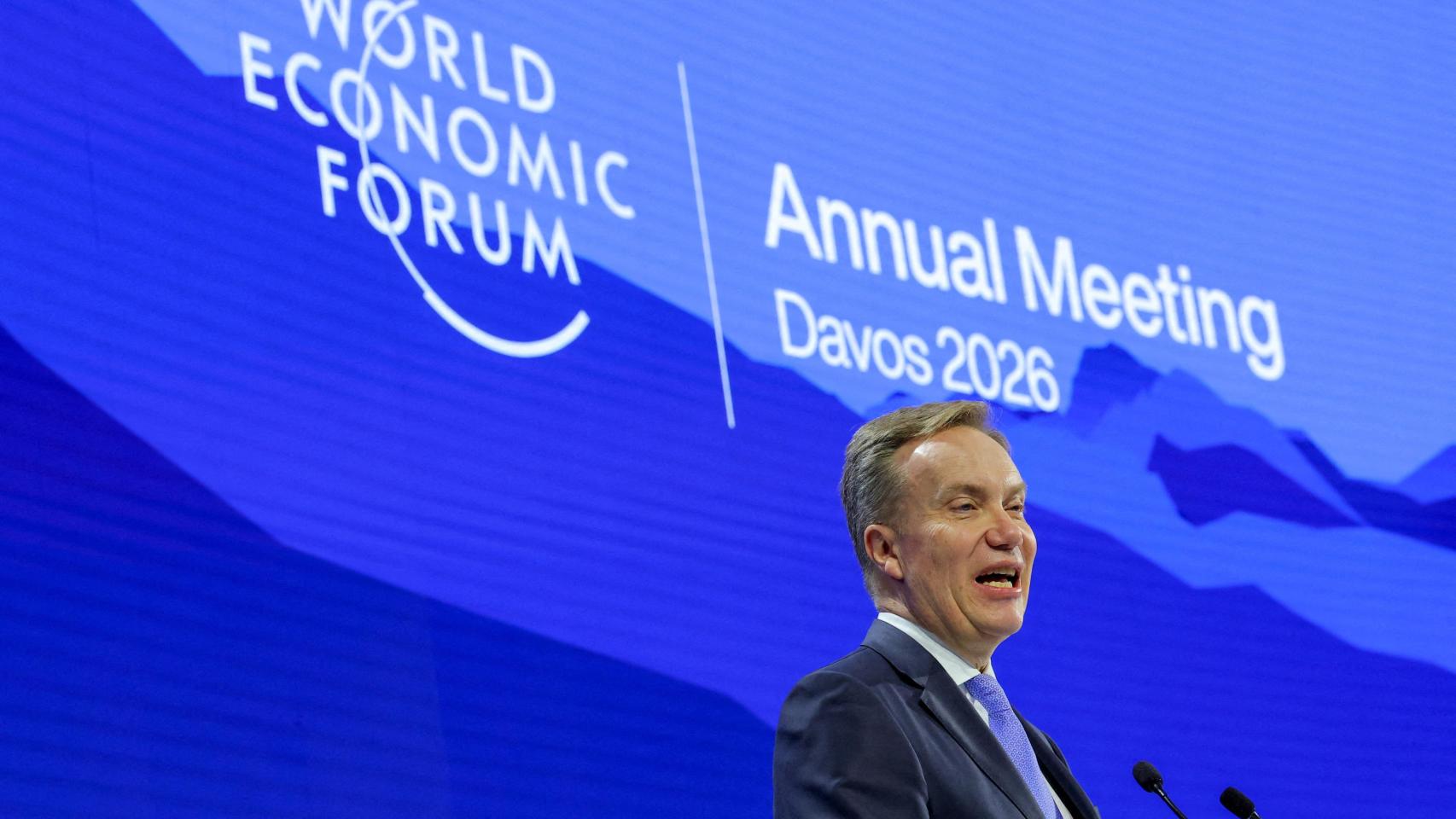 Borge Brende el pasado 20 de enero en el Foro Económico de Davos.
