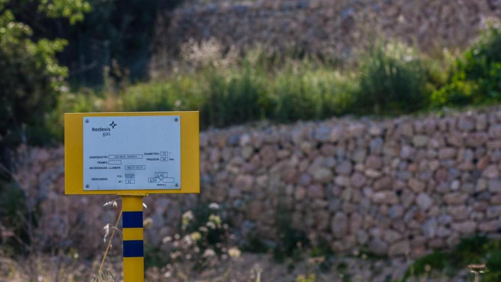 Imagen de uno de los gasoductos de Redexis