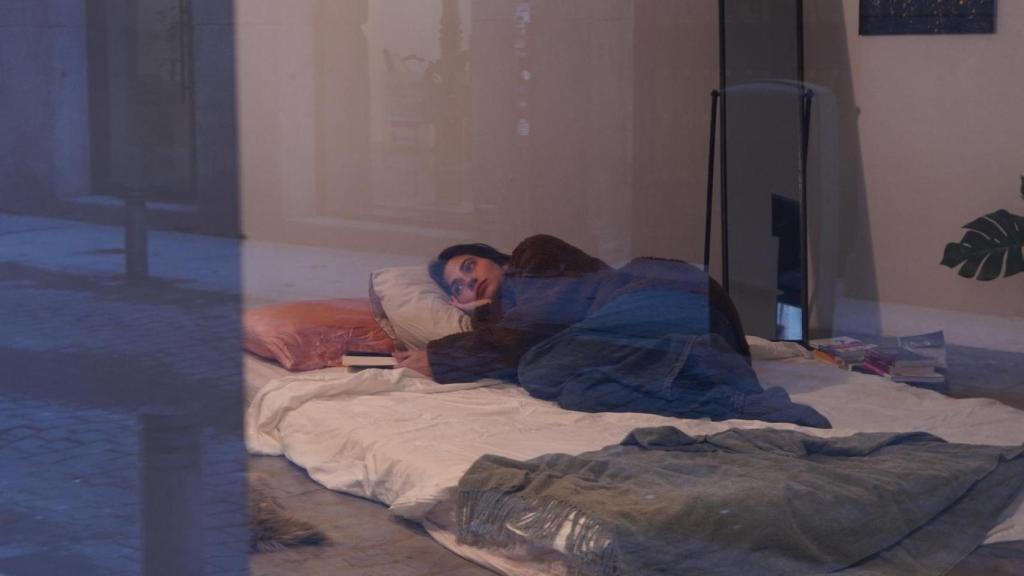 Dormir ante la vista de los demás era algo complicado para la actriz.