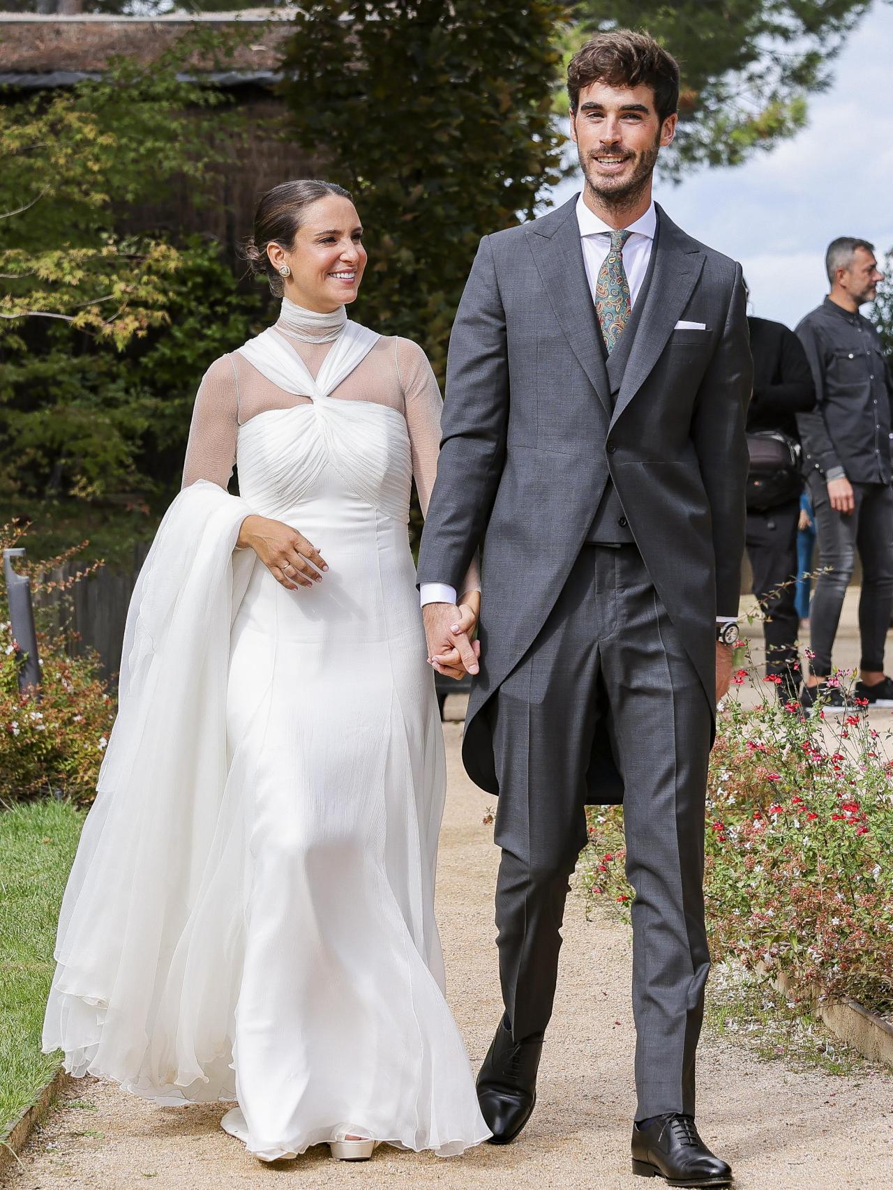 Marta Pombo y Luis Zamalloa el día de su boda.