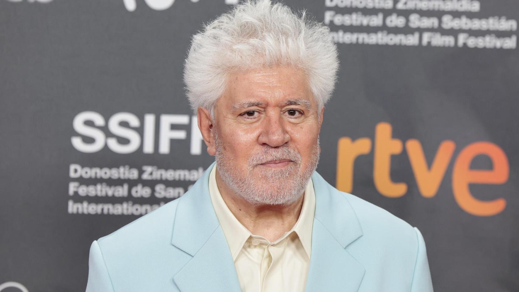 Pedro Almodóvar en un acto público.