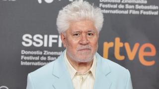 Pedro Almodóvar en un acto público.