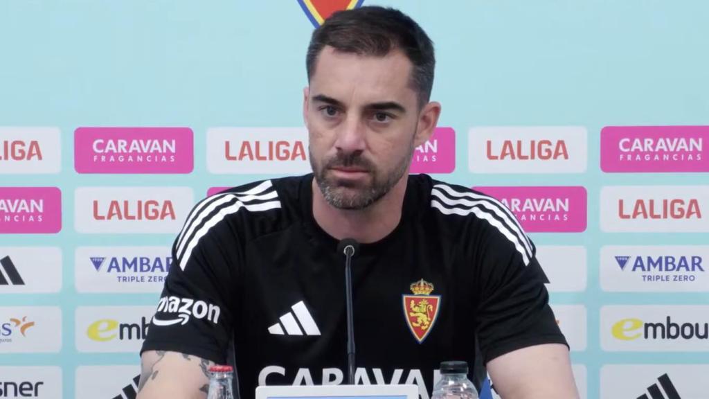 Rubén Sellés, en la previa del Real Zaragoza - Burgos.