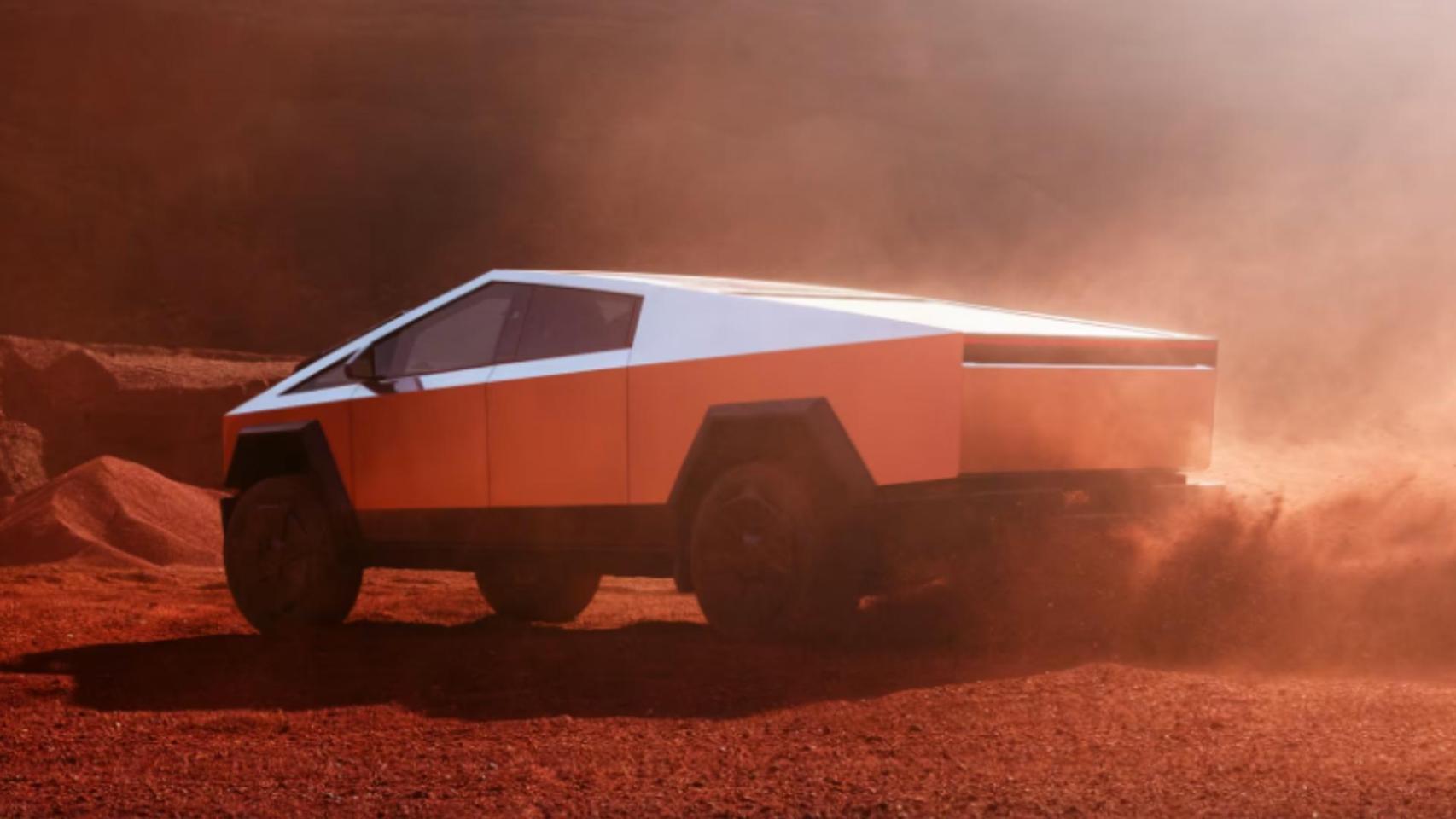 Tesla Cybertruck, modelo expuesto en A Coruña