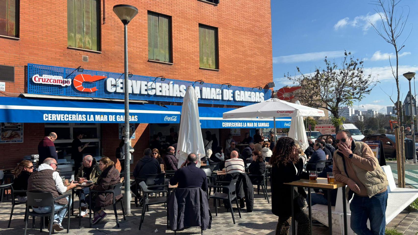 Uno de los locales de la Mar de Gambas.