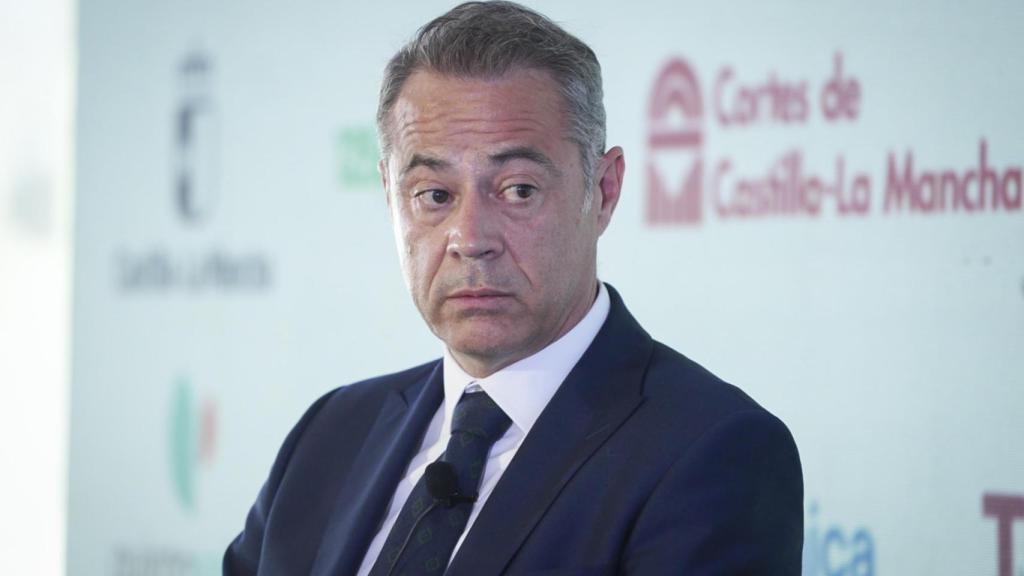 Jesús Martínez Molina, director de la delegación de Aqualia en Castilla-La Mancha, durante su intervención en la primera jornada del V Foro Económico Español de Castilla-La Mancha 'Los desafíos de Castilla-La Mancha ante un nuevo escenario nacional e internacional'.