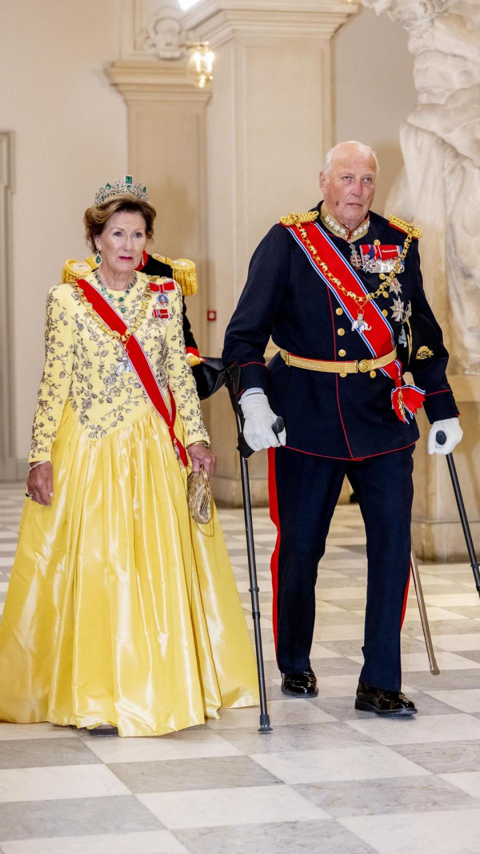 Harald y Sonia, en un acto institucional.