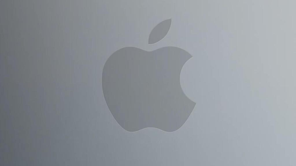 Logo de Apple del anuncio de Tim Cook.