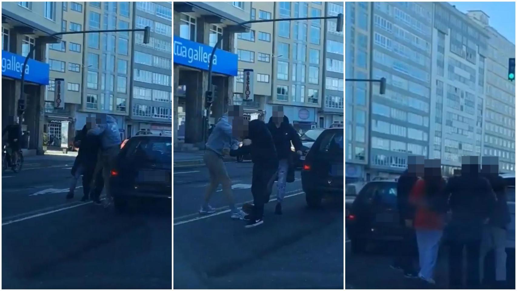 Capturas de la pelea.